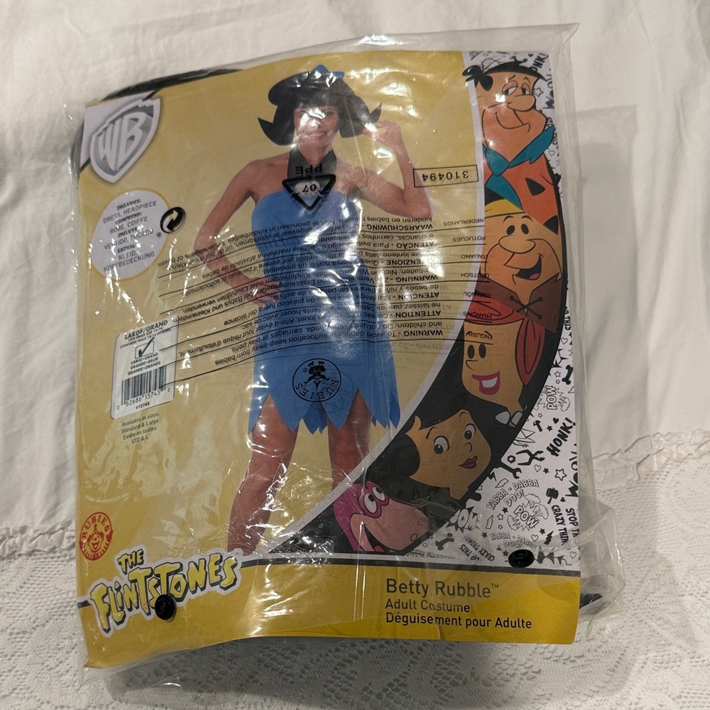 Warner Bros. Betty Rubble Costume in Blue